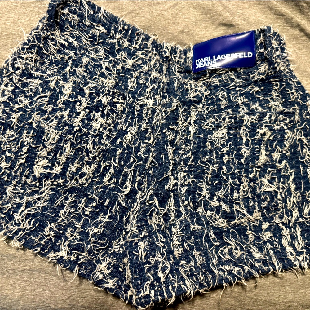 Sz 28 Karl Lagerfield Denim Shorts